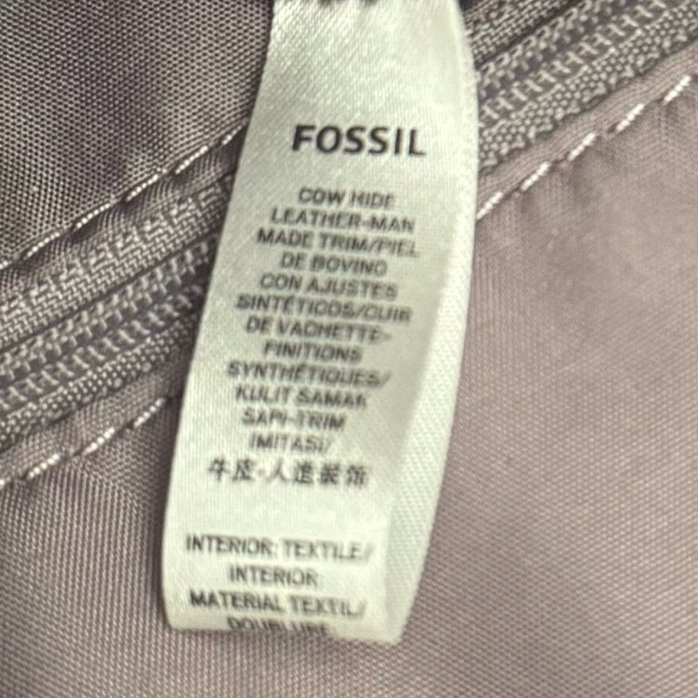 Fossil Talulla Mint Green Hobo Shoulder Bag Gold Hardware Pleated Front - Picture 8 of 10